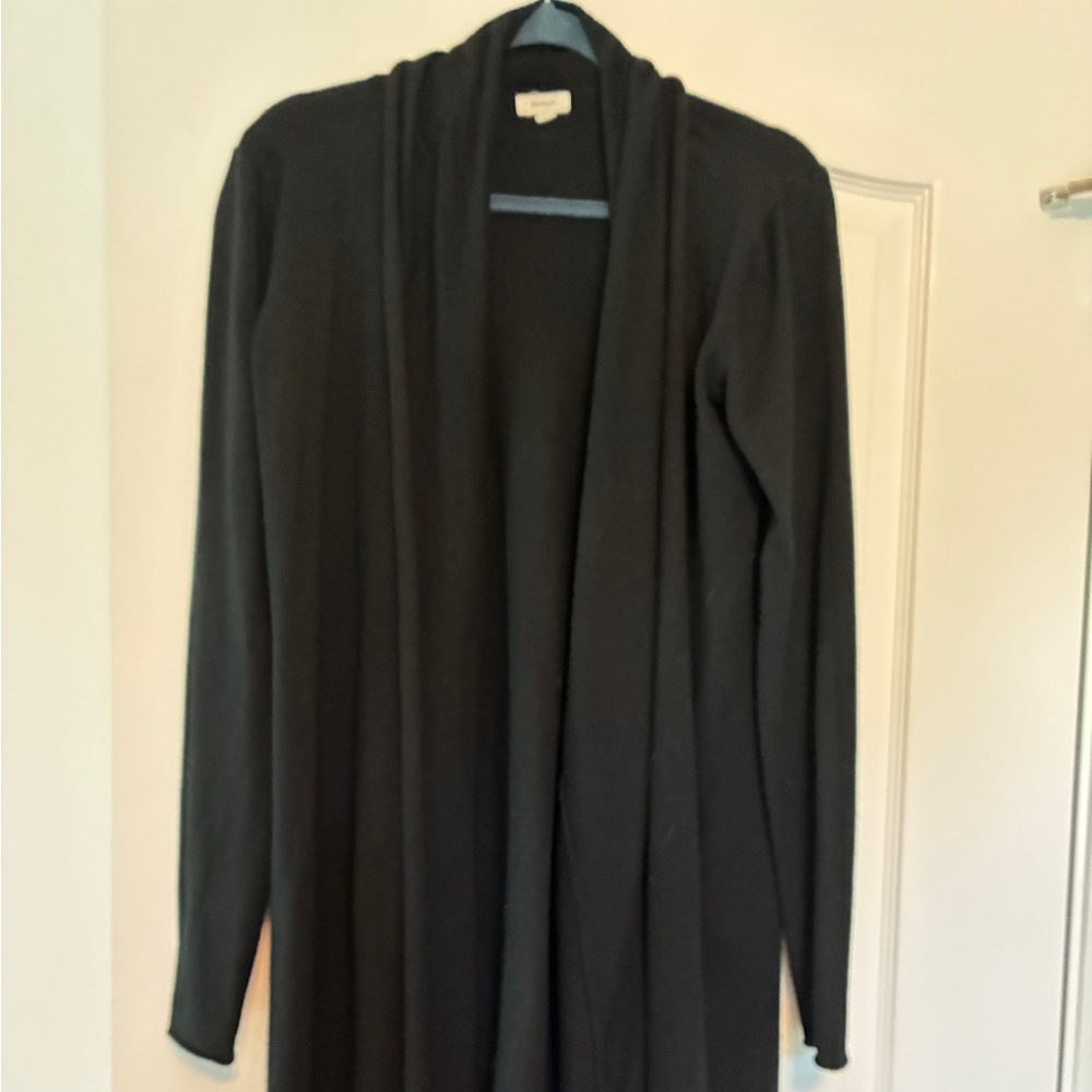 Black Shawl Neck Sweater